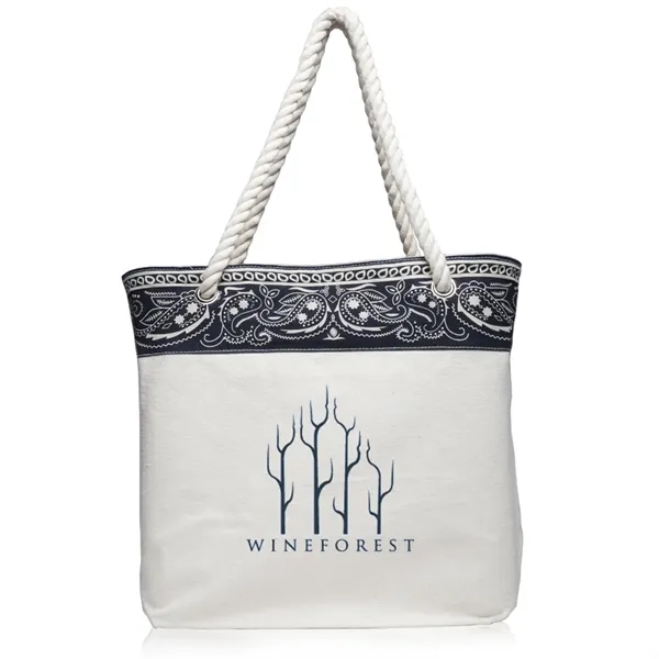 Canvas tote bag made of 16 oz. strong canvas material with... from ASI 39552 BEL Promo