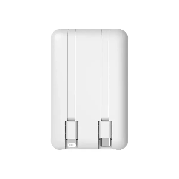 UL Corded PowerLink 5000: UL-certified, 5000mAh power bank. Built-in USB-C/Lightning cables... from ASI 90154 Sunjoy Group Inc