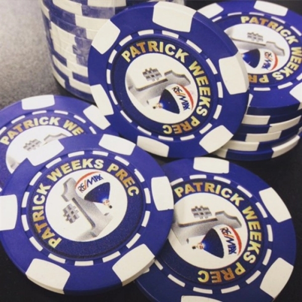 Portrait design premium direct print poker chips In full color with... from ASI 63500 Jomar Industries Inc / Poker Chip