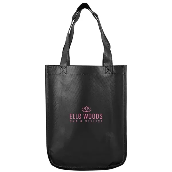 Compact matte tote with rounded bottom and long handles ideal for... from ASI 67557 LimeLight Ent