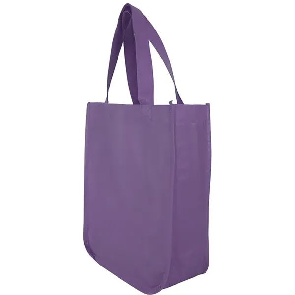 Compact matte tote with rounded bottom and long handles ideal for... from ASI 67557 LimeLight Ent