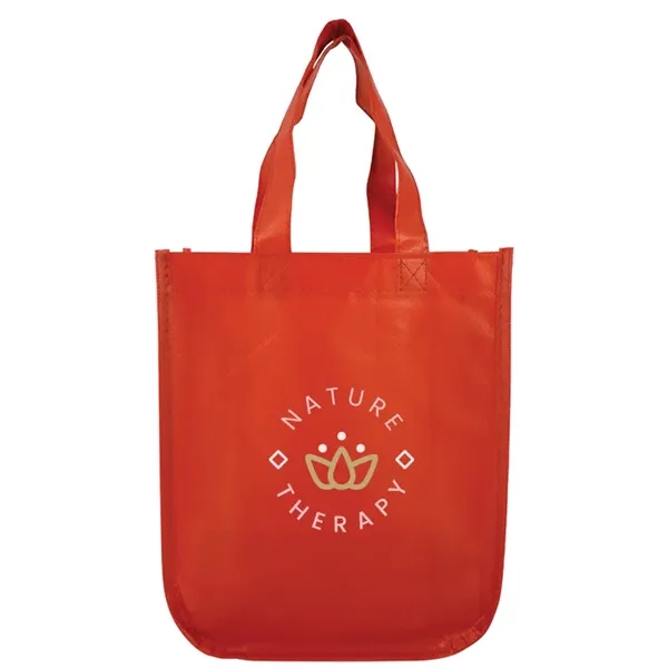 Compact matte tote with rounded bottom and long handles ideal for... from ASI 67557 LimeLight Ent