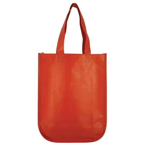 Compact matte tote with rounded bottom and long handles ideal for... from ASI 67557 LimeLight Ent