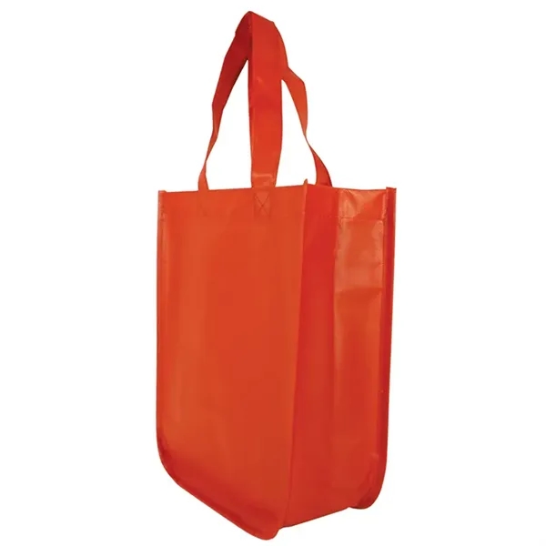 Compact matte tote with rounded bottom and long handles ideal for... from ASI 67557 LimeLight Ent
