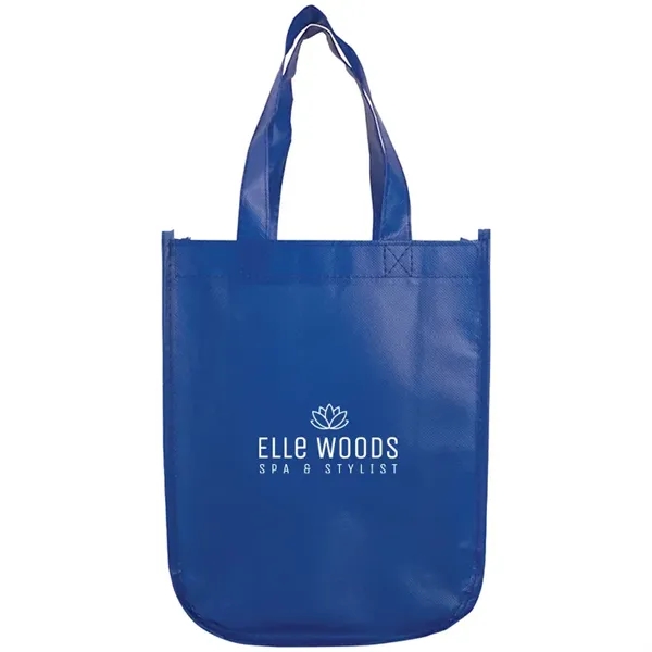 Compact matte tote with rounded bottom and long handles ideal for... from ASI 67557 LimeLight Ent