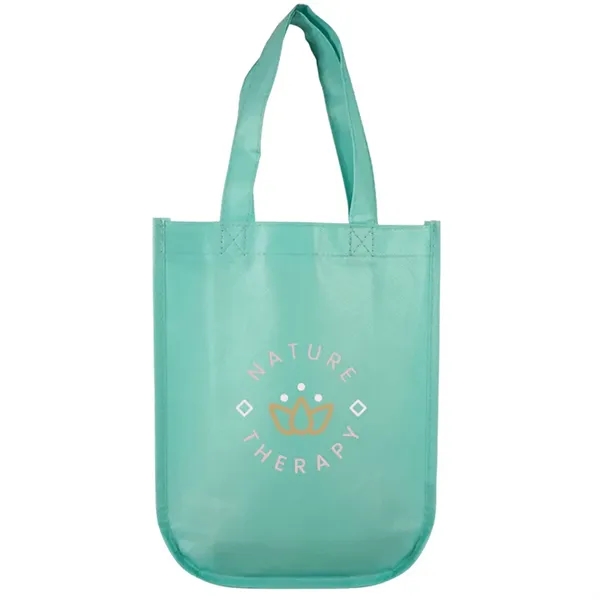 Compact matte tote with rounded bottom and long handles ideal for... from ASI 67557 LimeLight Ent