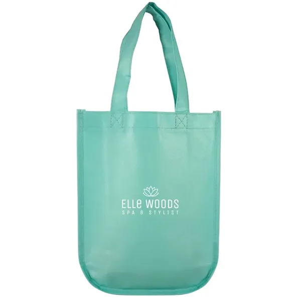 Compact matte tote with rounded bottom and long handles ideal for... from ASI 67557 LimeLight Ent