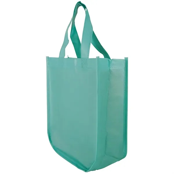 Compact matte tote with rounded bottom and long handles ideal for... from ASI 67557 LimeLight Ent
