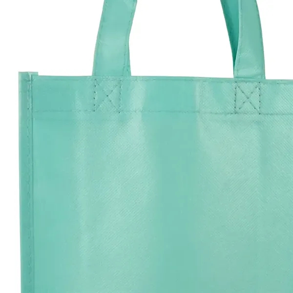 Compact matte tote with rounded bottom and long handles ideal for... from ASI 67557 LimeLight Ent