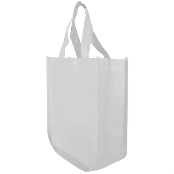 Compact matte tote with rounded bottom and long handles ideal for... from ASI 67557 LimeLight Ent