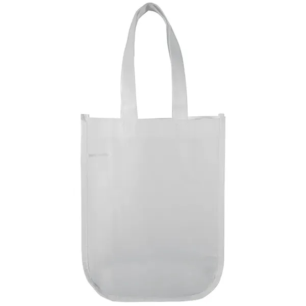 Compact matte tote with rounded bottom and long handles ideal for... from ASI 67557 LimeLight Ent