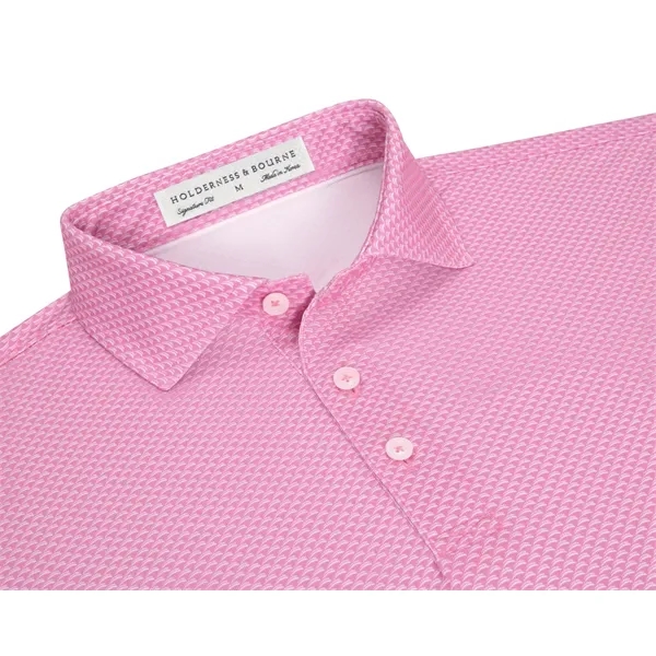 Soft and stretchy, The Eaton features a repeating abstract wave pattern... from ASI 38120 Ball Pro / Diversified Quality Kitchenware / Branded Apparel Designs