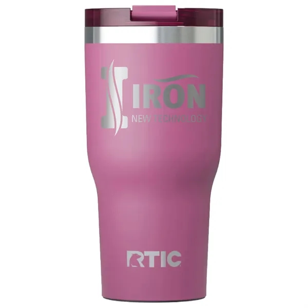 RTIC 30 ounce ceramic insulated stainless steel ringed tumbler with lid.... from ASI 74601 Calico