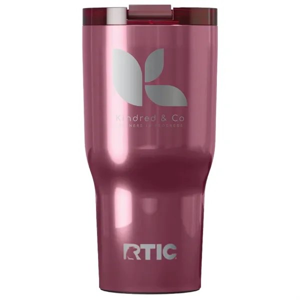 RTIC 30 ounce ceramic insulated stainless steel ringed tumbler with lid.... from ASI 74601 Calico