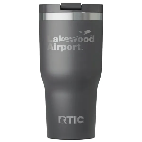 RTIC 30 ounce ceramic insulated stainless steel ringed tumbler with lid.... from ASI 74601 Calico