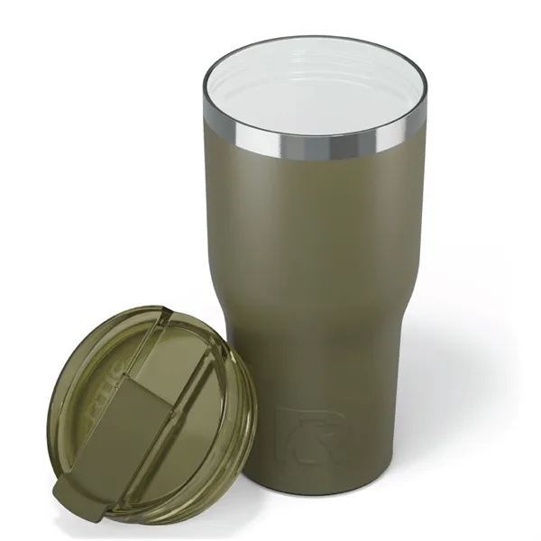 RTIC 30 ounce ceramic insulated stainless steel ringed tumbler with lid.... from ASI 74601 Calico
