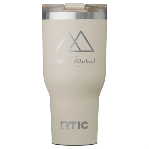 RTIC 40 ounce ceramic insulated stainless steel ringed tumbler with lid.... from ASI 74601 Calico