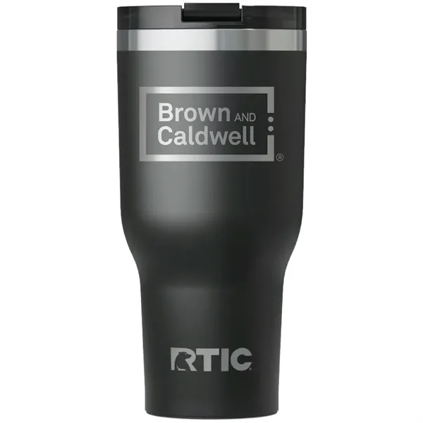 RTIC 40 ounce ceramic insulated stainless steel ringed tumbler with lid.... from ASI 74601 Calico