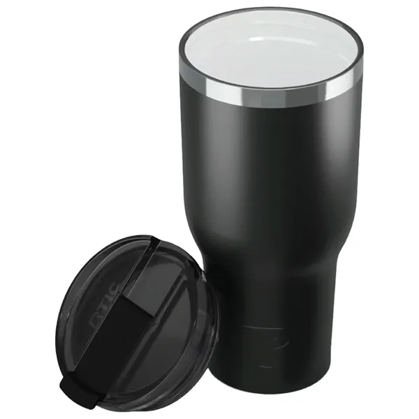 RTIC 40 ounce ceramic insulated stainless steel ringed tumbler with lid.... from ASI 74601 Calico