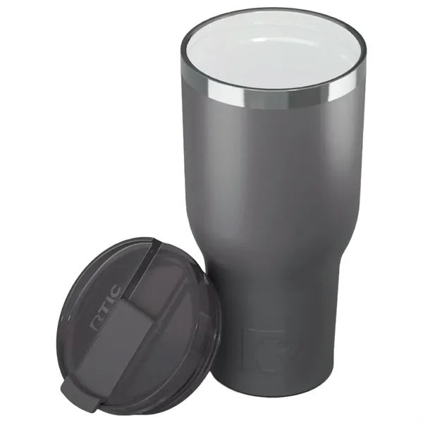 RTIC 40 ounce ceramic insulated stainless steel ringed tumbler with lid.... from ASI 74601 Calico
