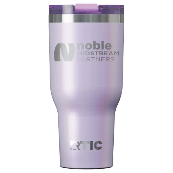 RTIC 40 ounce ceramic insulated stainless steel ringed tumbler with lid.... from ASI 74601 Calico
