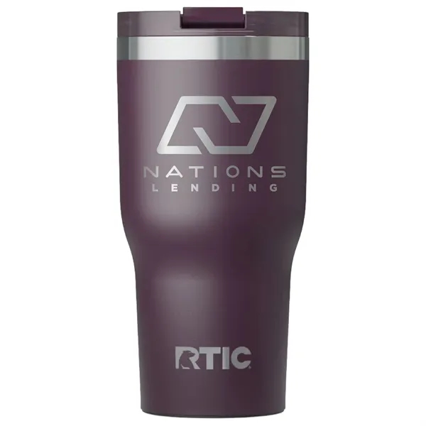 RTIC 30 ounce ceramic insulated stainless steel ringed tumbler with lid.... from ASI 74601 Calico
