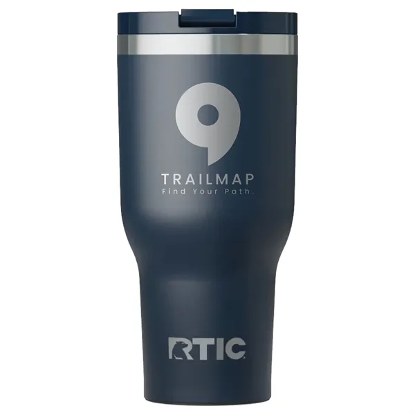 RTIC 40 ounce ceramic insulated stainless steel ringed tumbler with lid.... from ASI 74601 Calico