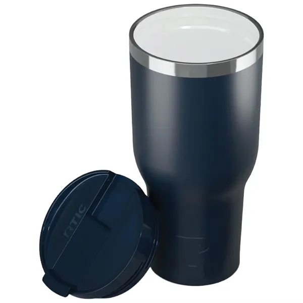 RTIC 40 ounce ceramic insulated stainless steel ringed tumbler with lid.... from ASI 74601 Calico