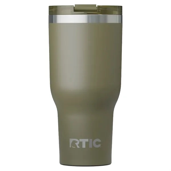 RTIC 40 ounce ceramic insulated stainless steel ringed tumbler with lid.... from ASI 74601 Calico