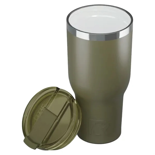 RTIC 40 ounce ceramic insulated stainless steel ringed tumbler with lid.... from ASI 74601 Calico