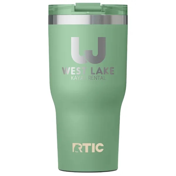 RTIC 30 ounce ceramic insulated stainless steel ringed tumbler with lid.... from ASI 74601 Calico