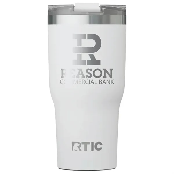 RTIC 30 ounce ceramic insulated stainless steel ringed tumbler with lid.... from ASI 74601 Calico