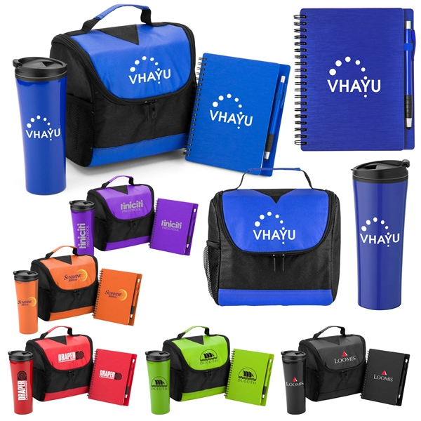 The Perfect 3 three-piece gift set with a tumbler, lunch bag,... from ASI 88060 Snugz/USA Inc / Sweda®