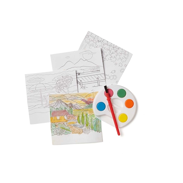 Adult painting set with 2 1/2" x 2 1/2" x 4... from ASI 63549 Jornik Manufacturing Corp / Jornik