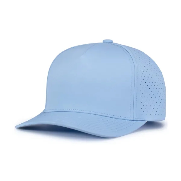 Perforated Snapback Cap with mid-profile crown and 5-panel construction.... from ASI 37461 Augusta Sportswear / Pacific Headwear