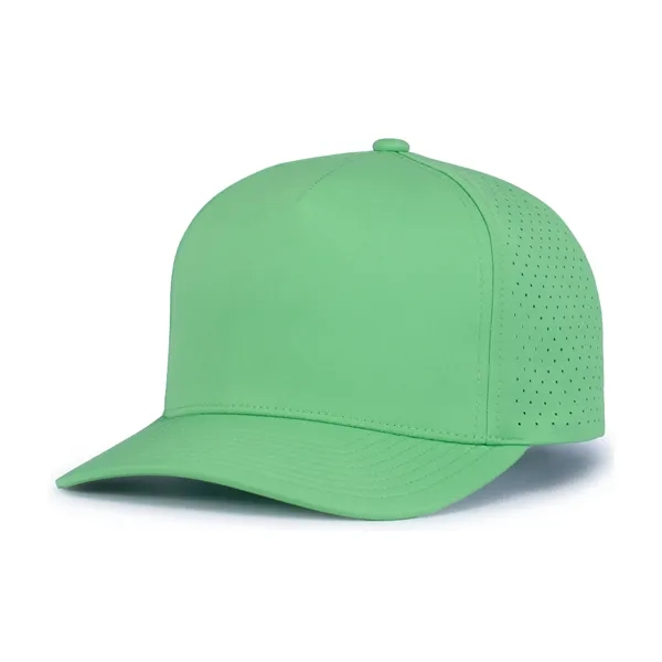 Perforated Snapback Cap with mid-profile crown and 5-panel construction.... from ASI 37461 Augusta Sportswear / Pacific Headwear