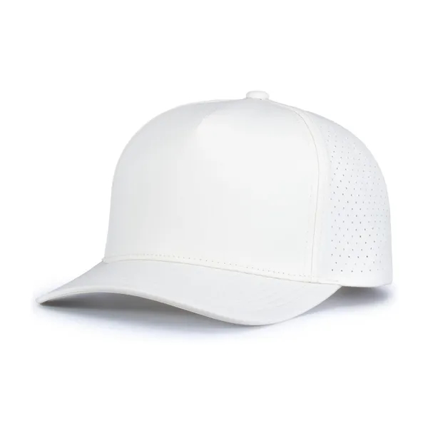 Perforated Snapback Cap with mid-profile crown and 5-panel construction.... from ASI 37461 Augusta Sportswear / Pacific Headwear
