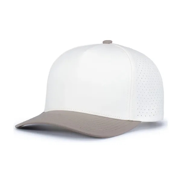 Perforated Snapback Cap with mid-profile crown and 5-panel construction.... from ASI 37461 Augusta Sportswear / Pacific Headwear