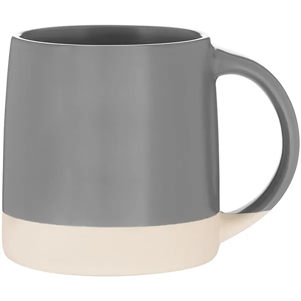 12 oz ceramic mug with matte colored exterior/interior and an unglazed... from ASI 51197 ETS Express, LLC