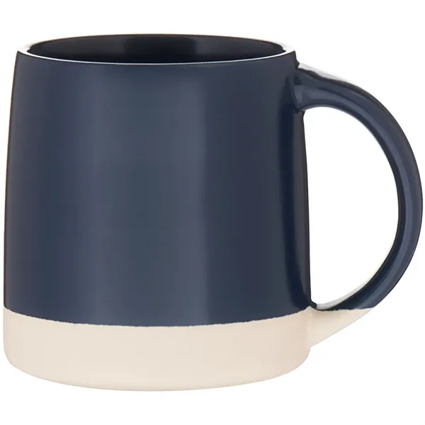12 oz ceramic mug with matte colored exterior/interior and an unglazed... from ASI 51197 ETS Express, LLC
