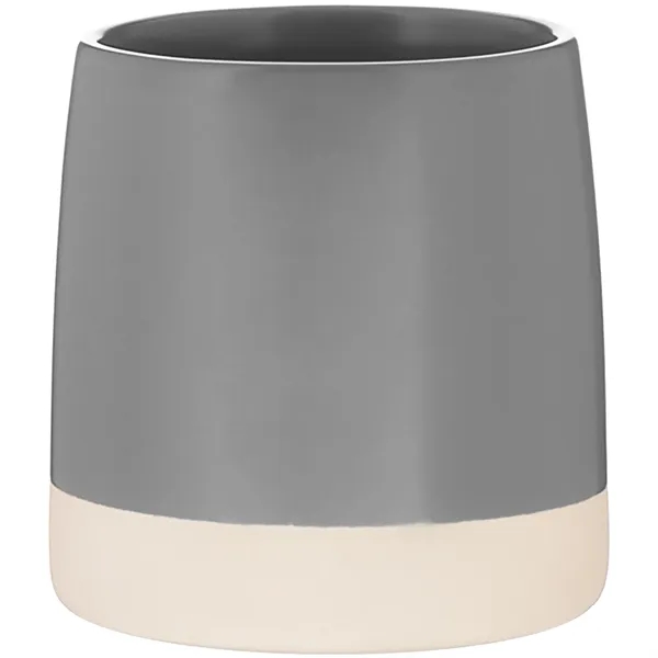 12 oz ceramic mug with matte colored exterior/interior and an unglazed... from ASI 51197 ETS Express, LLC