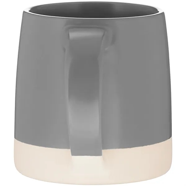 12 oz ceramic mug with matte colored exterior/interior and an unglazed... from ASI 51197 ETS Express, LLC