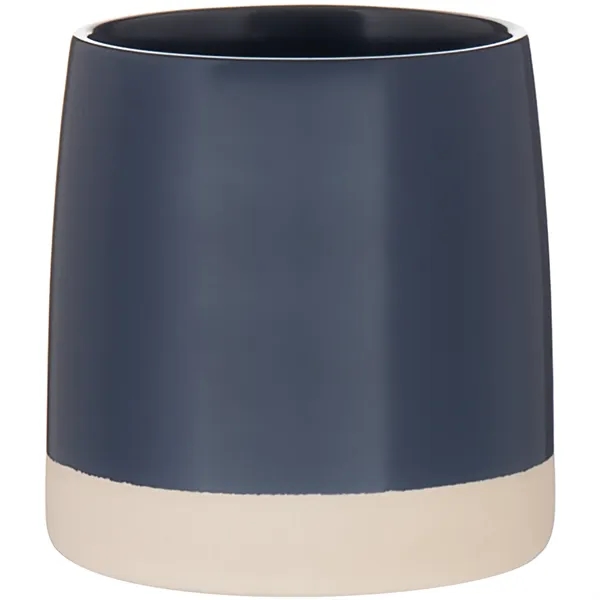 12 oz ceramic mug with matte colored exterior/interior and an unglazed... from ASI 51197 ETS Express, LLC