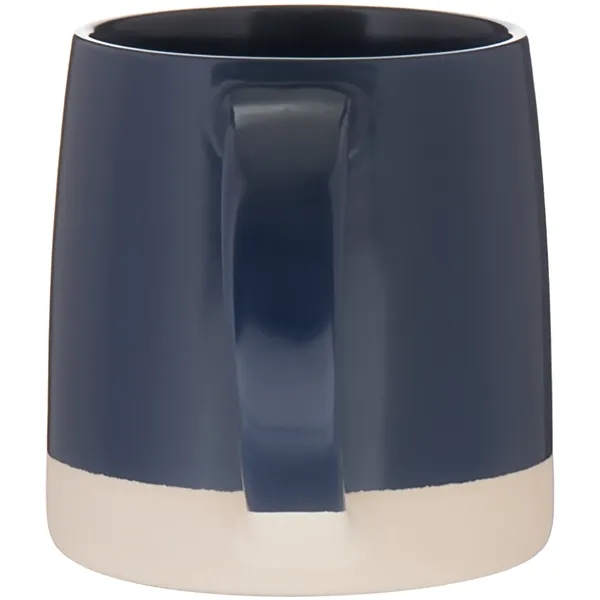 12 oz ceramic mug with matte colored exterior/interior and an unglazed... from ASI 51197 ETS Express, LLC