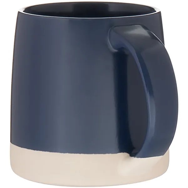 12 oz ceramic mug with matte colored exterior/interior and an unglazed... from ASI 51197 ETS Express, LLC