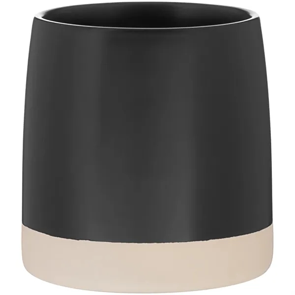 12 oz ceramic mug with matte colored exterior/interior and an unglazed... from ASI 51197 ETS Express, LLC