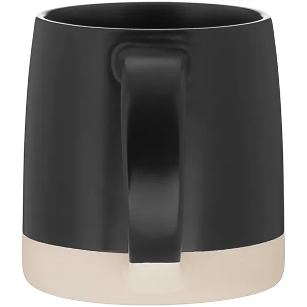 12 oz ceramic mug with matte colored exterior/interior and an unglazed... from ASI 51197 ETS Express, LLC