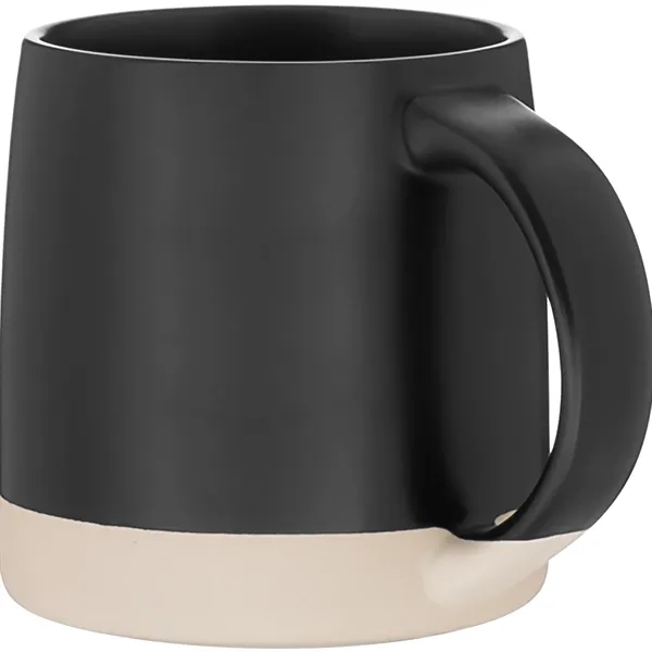 12 oz ceramic mug with matte colored exterior/interior and an unglazed... from ASI 51197 ETS Express, LLC
