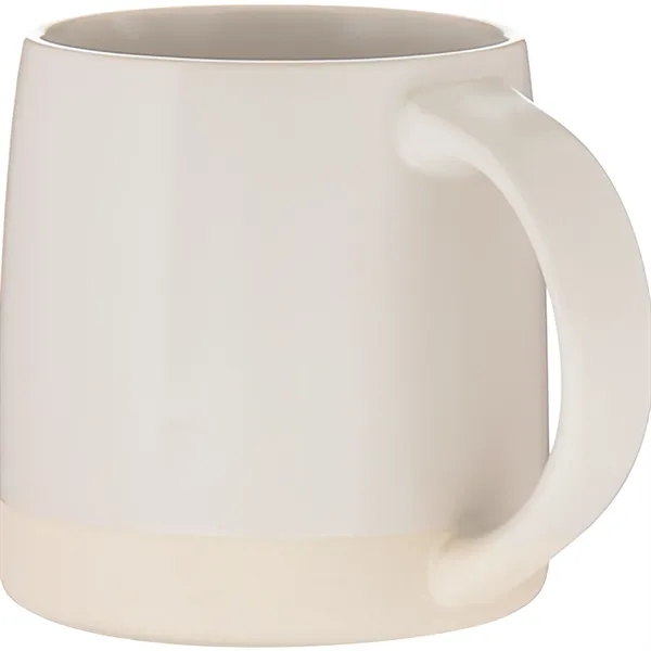 12 oz ceramic mug with matte colored exterior/interior and an unglazed... from ASI 51197 ETS Express, LLC