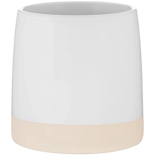 12 oz ceramic mug with matte colored exterior/interior and an unglazed... from ASI 51197 ETS Express, LLC